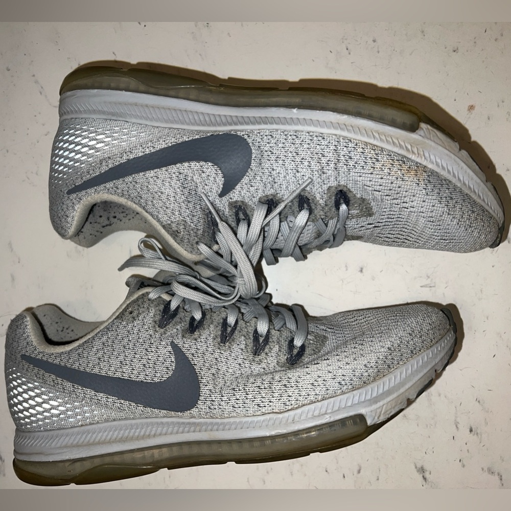 Grey Nike shoes